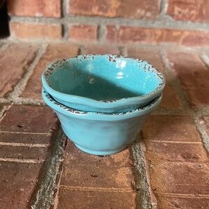 ll Mulino New York Rustic Blue Melamine Ramekins Set of 2